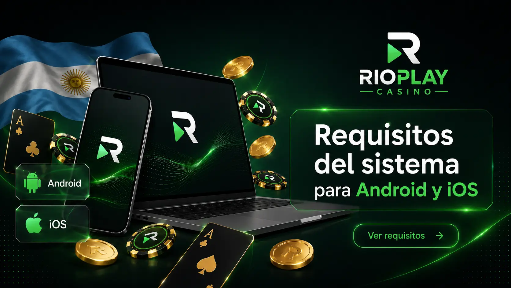 Requisitos del sistema para Android y iOS